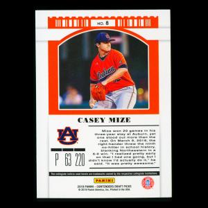 Casey Mize 2019 Contenders Draft Picks Season Ticket Tigers