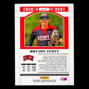 Bryson Stott 2019 Contenders Draft Picks Season Ticket Rebels