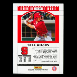Will Wilson 2019 Contenders Draft Picks Season Ticket Wolfpack