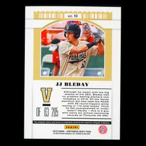 JJ Bleday 2019 Contenders Draft Picks Season Ticket Commodores