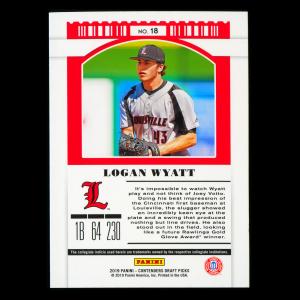 Logan Wyatt 2019 Contenders Draft Picks Season Ticket Cardinals