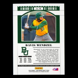 Davis Wendzel 2019 Contenders Draft Picks Season Ticket Bears