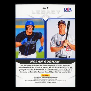 Nolan Gorman 2019 Contenders Draft Picks Legacy Eagles | USA Baseball