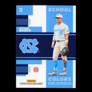 Michael Busch 2019 Contenders Draft Picks School Colors Tar Heels