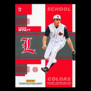 Logan Wyatt 2019 Contenders Draft Picks School Colors Cardinals