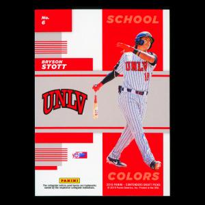 Bryson Stott 2019 Contenders Draft Picks School Colors Rebels