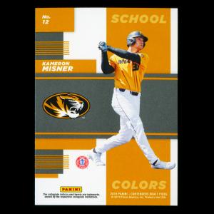 Kameron Misner 2019 Contenders Draft Picks School Colors Tigers