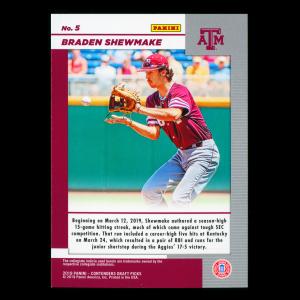 Braden Shewmake 2019 Contenders Draft Picks Game Day Ticket Aggies