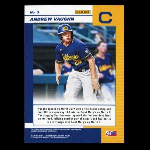 Andrew Vaughn 2019 Contenders Draft Picks Game Day Ticket Golden Bear