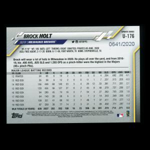 Brock Holt 2020 Topps Brown Brewers 641/2020