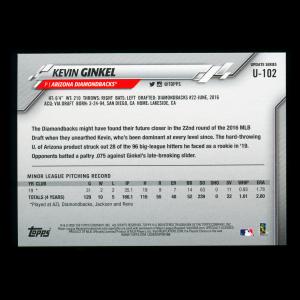 Kevin Ginkel RC 2020 Topps Rainbow Foil Rookie Diamondbacks