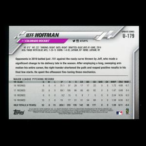 Jeff Hoffman 2020 Topps Rainbow Foil Rockies