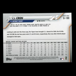 C.J. Cron 2020 Topps Yellow Tigers