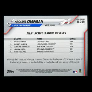 Aroldis Chapman 2020 Topps Gold Foil Yankees