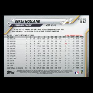 Derek Holland 2020 Topps Yellow Pirates