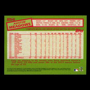Austin Meadows 2020 Topps 1985 Retro Rays