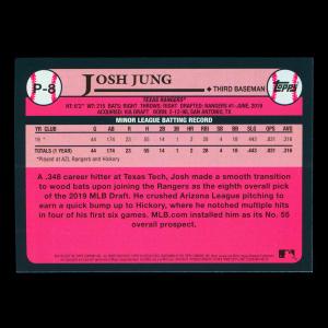 Josh Jung 2020 Topps 1989 Retro #1 Prospect Rangers