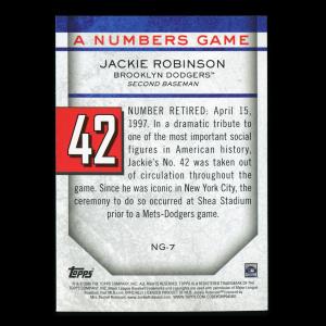 Jackie Robinson 2020 Topps A Numbers Game - 42 Dodgers