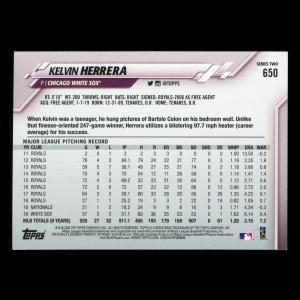 Kelvin Herrera 2020 Topps Gold Foil White Sox
