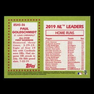 Paul Goldschmidt 2020 Topps 1985 Retro NL All Star Cardinals