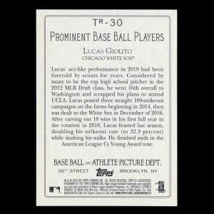 Lucas Giolito 2020 Topps Turkey Red White Sox