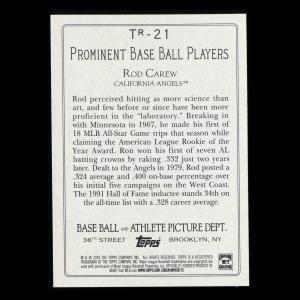 Rod Carew 2020 Topps Turkey Red Angels