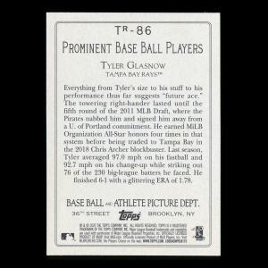 Tyler Glasnow 2020 Topps Turkey Red Rays
