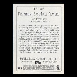 Joc Pederson 2020 Topps Turkey Red Dodgers