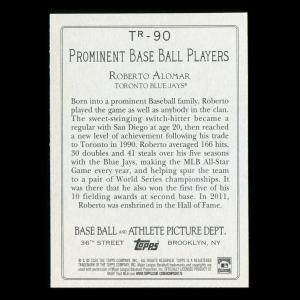 Roberto Alomar 2020 Topps Turkey Red Blue Jays