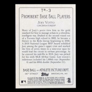 Joey Votto 2020 Topps Turkey Red Reds