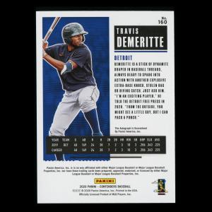 Travis Demeritte 2020 Contenders Rookie Ticket Auto Tigers