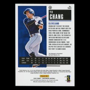 Yu Chang RC 2020 Contenders Rookie Ticket Fame Auto Indians 2/5