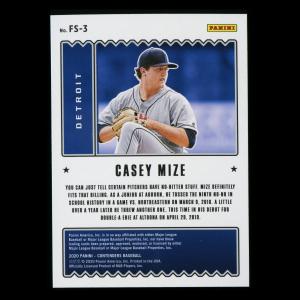 Casey Mize 2020 Contenders Future Stars Tigers