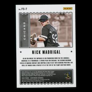 Nick Madrigal 2020 Contenders Future Stars White Sox