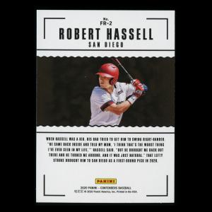 Robert Hassell 2020 Contenders First Rounders Padres