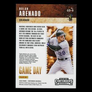 Nolan Arenado 2020 Contenders Game Day Rockies