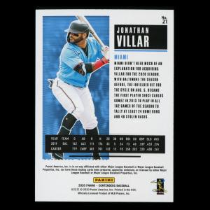 Jonathan Villar 2020 Contenders Season Ticket Purple Marlins