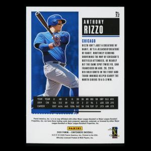 Anthony Rizzo 2020 Contenders Season Ticket Purple Cubs