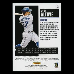 Jose Altuve 2020 Contenders Season Ticket Purple Astros