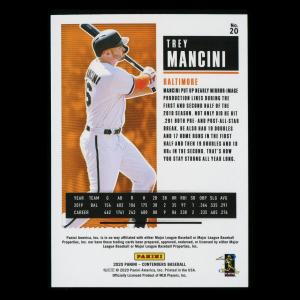 Trey Mancini 2020 Contenders Season Ticket Purple Orioles