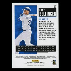 Cody Bellinger 2020 Contenders Season Ticket Purple Dodgers