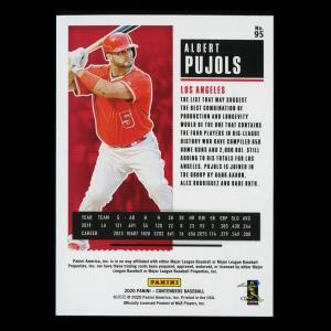 Albert Pujols 2020 Contenders Season Ticket Angels