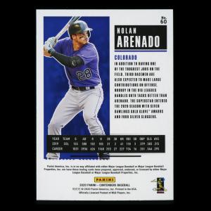 Nolan Arenado 2020 Contenders Season Ticket Rockies