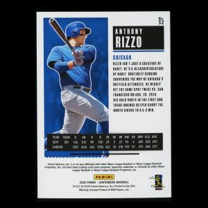 Anthony Rizzo 2020 Contenders Season Ticket Cubs