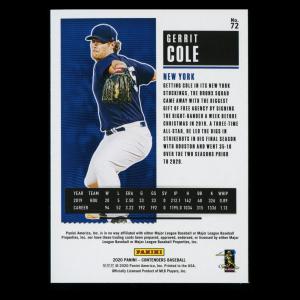 Gerrit Cole 2020 Contenders Season Ticket Yankees