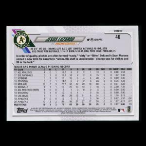 Jesus Luzardo 2021 Topps Future Stars Athletics