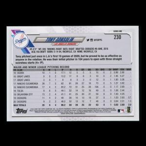 Tony Gonsolin 2021 Topps Topps All-Star Rookie Dodgers