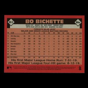 Bo Bichette 2021 Topps 1986 Retro Blue Jays