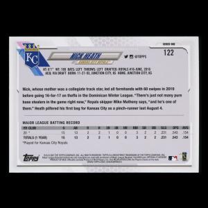Nick Heath RC 2021 Topps Rookie Royals