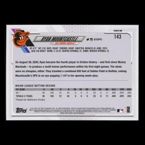 Ryan Mountcastle RC 2021 Topps Rookie Orioles